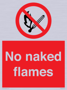 No naked flames